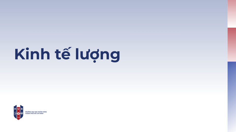 Kinh tế lượng