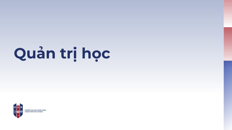 Quản trị học